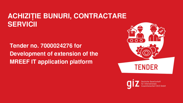 Tender no. 7000024276 for Development of extension of the MREEF IT application platform