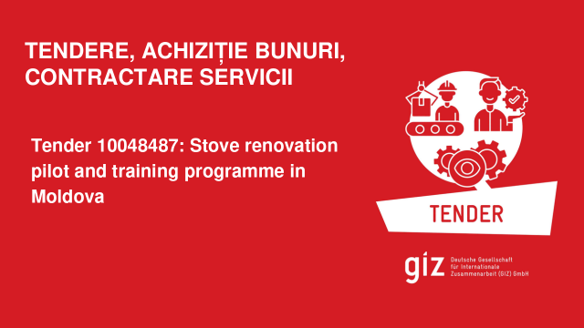 Tender 10048487: Stove renovation pilot and training programme in Moldova