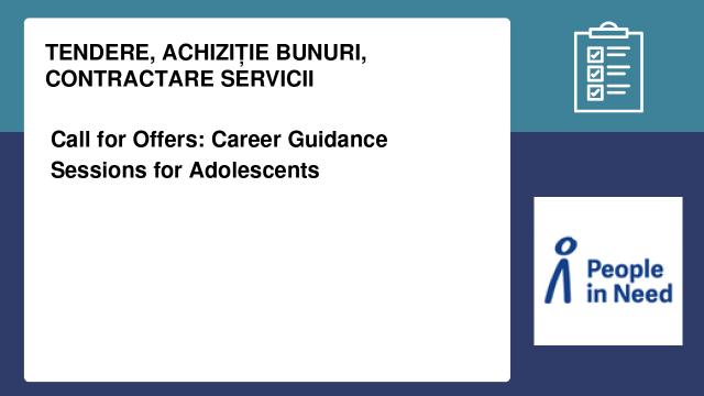Call for Offers: Career Guidance Sessions for Adolescents