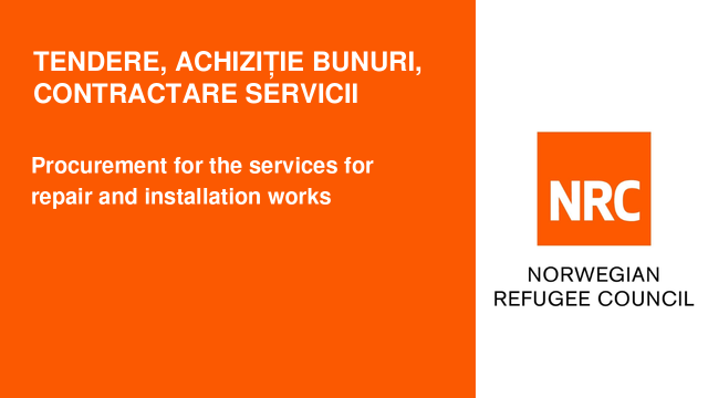 Procurement for the services for repair and installation works