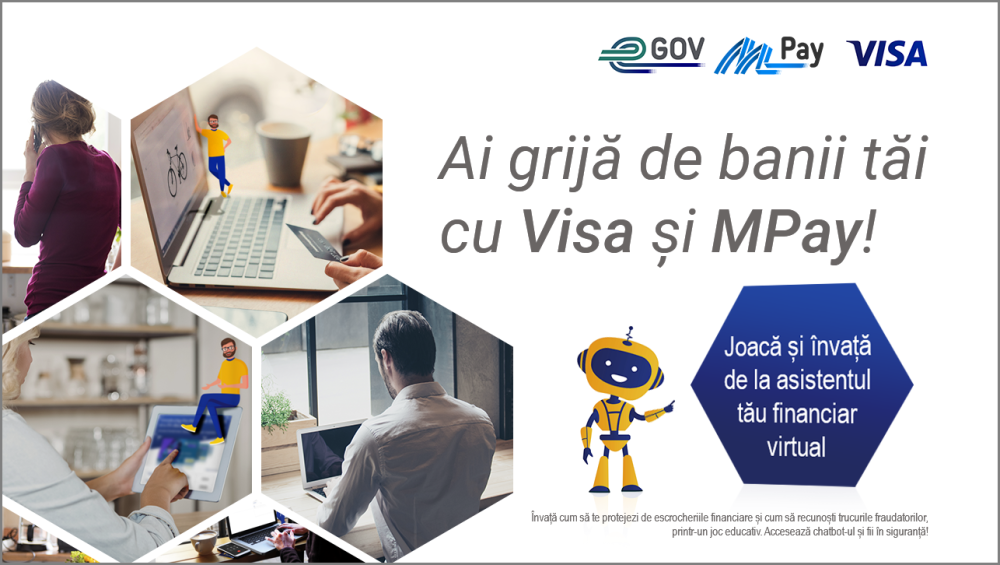 Cover foto Ai grija de banii tai cu Visa si MPay